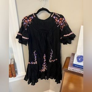 Free People embroidered dress
